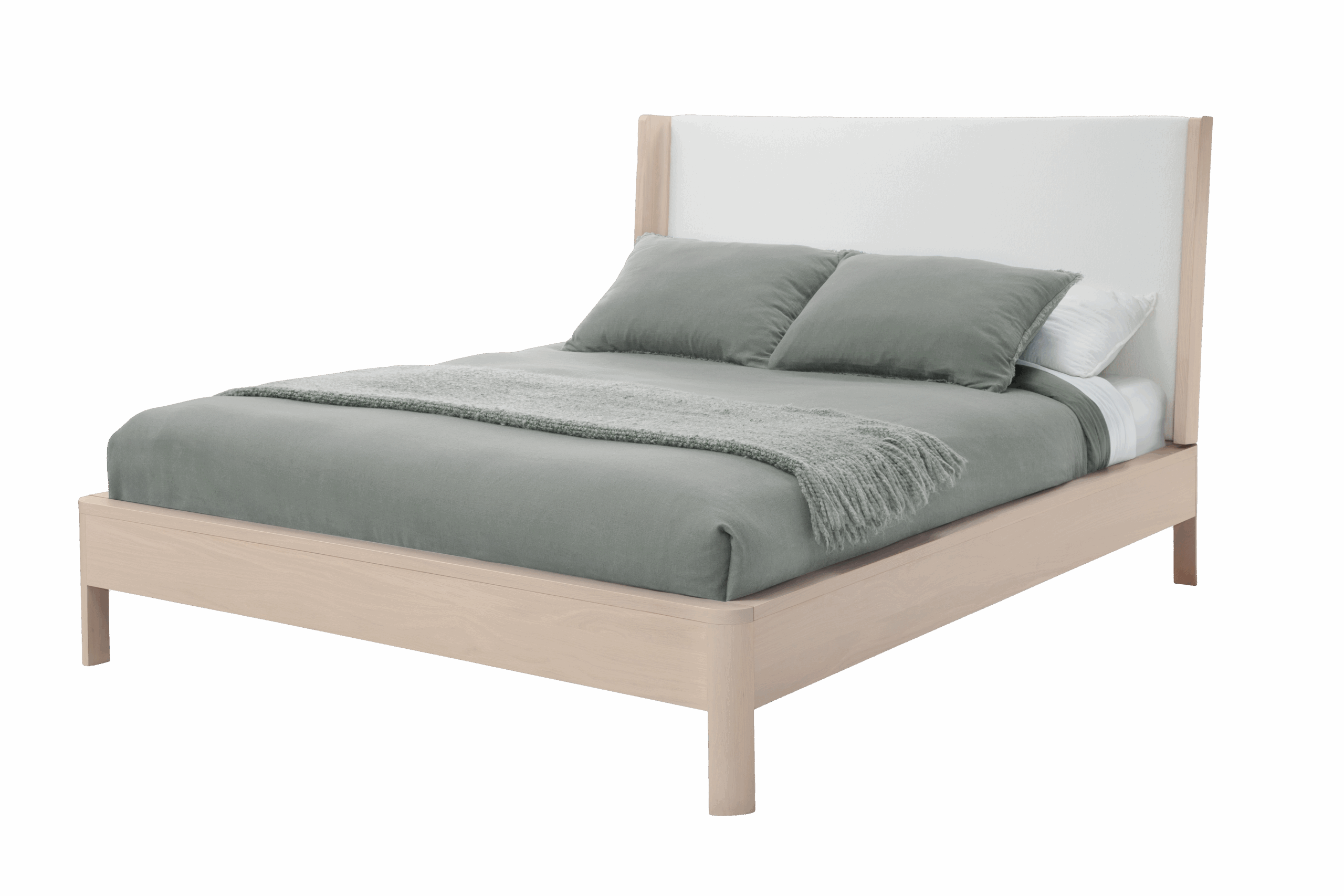 Curva Upholstered Panel Headboard